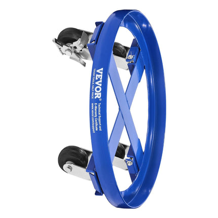 55 Gallon Drum Dolly 2000 lbs Barrel Dolly Cart Drum Caddy 4 Caster Wheels.