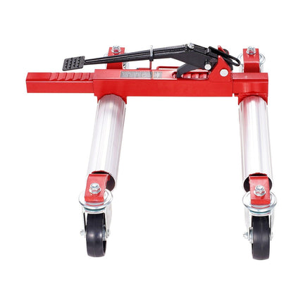 Wheel Dolly, Max Capacity 1500 Lbs Car Dolly, Car Jack Dolly Lifter with 360° Rotatable Wheels, Heavy Duty Vehicle Positioning Ratchet Tire Jack, for Vehicle Car Auto Repair Moving.