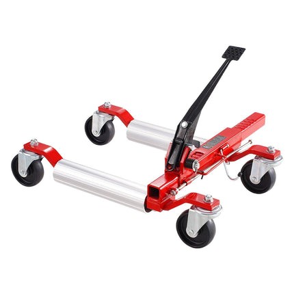 Wheel Dolly, Max Capacity 1500 Lbs Car Dolly, Car Jack Dolly Lifter with 360° Rotatable Wheels, Heavy Duty Vehicle Positioning Ratchet Tire Jack, for Vehicle Car Auto Repair Moving.