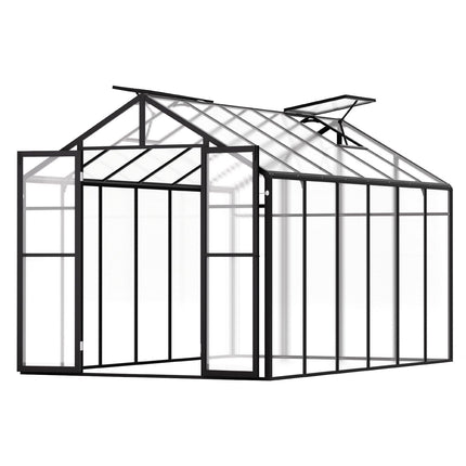 Polycarbonate Greenhouse 8 x 12 Ft Outdoor Walk-in Greenhouse for Garden.