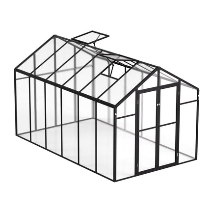 Polycarbonate Greenhouse 8 x 12 Ft Outdoor Walk-in Greenhouse for Garden.