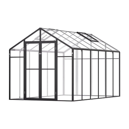 Polycarbonate Greenhouse 8 x 12 Ft Outdoor Walk-in Greenhouse for Garden.