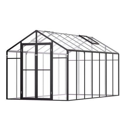 Polycarbonate Greenhouse 8 x 14 Ft Outdoor Walk-in Greenhouse for Garden.