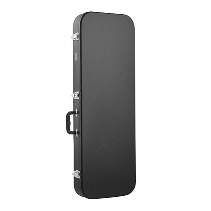 VEVOR Electric Guitar Hard Case, 1095 mm Rectangular Guitar Hard Case, With Lock Latch Keys Handle, PVC Padding Soft Lining Water-Resistant Hard Shell Guitar Cases, for 990 mm Electric Guitars, Black.