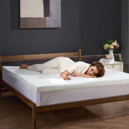 Mattress Topper Memory Foam Detachable & Washable Queen 76.2 mm Thickness.