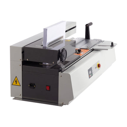 Thermal Binding Machine, 400 Sheets Capacity Hot Glue Binding Machine, Thermal Book Binder 40mm Binding Thickness A3(Short Edge)/A4/A5 Document.