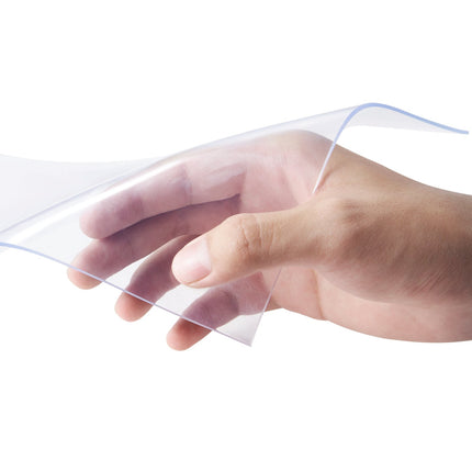 Strip Curtain, 3048 cm L x 30.5 cm W x 3 mm Thickness, Clear PVC Smooth Curtain Strip Door Bulk Roll, Plastic Door Strips for Doorway of Supermarket, Garage, Warehouse, Barn, Pet Animal House.
