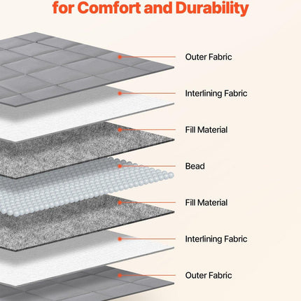 Weighted Blanket, 11 kg, 2235 x 2640 mm King Size, Cooling Breathable Heavy Blanket with Glass Beads, All-Season Use, Suitable for 113-140 kg Adults, Anxiety Stress Relief, Improve Sleep, Grey.