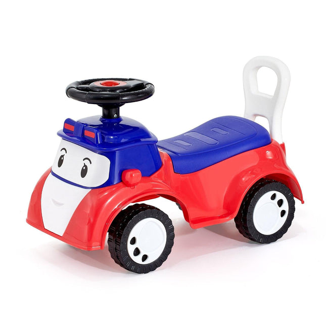 Ride On Toddler Push Car, Push Car for Toddler 19 to 36 Months, Kids Ride On Toy with Music & Under-seat Storage, 25 kg Load Capacity, Foot-to-Floor Walker for Toddlers Boys Girls, Red.