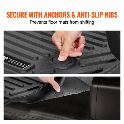Automotive Floor Mats Fits for Chevrolet Silverado/GMC Sierra 1500 3 pcs.