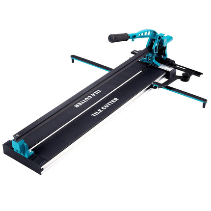 Manual Tile Cutter, 1200mm, Porcelain Ceramic Tile Cutter with Tungsten Carbide Cutting Wheel, Infrared Positioning, Anti-Skid Feet, Durable Rails for professional installers or beginners.