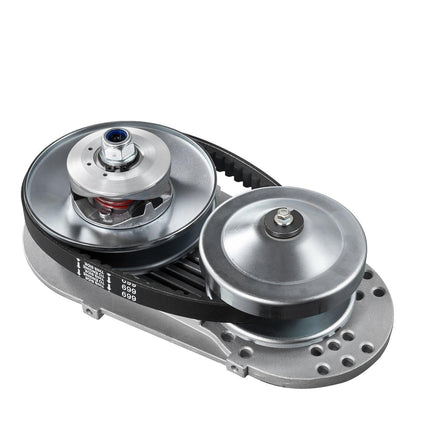 Drive Clutch, 2-8HP Engine, 2000 RPM High-Strength Drive Clutch with Asymmetric Designed Wheels & Robust Rubber Belt, Sturdy & Durable Clutch with Full Accessories, Fit for Various Engines.
