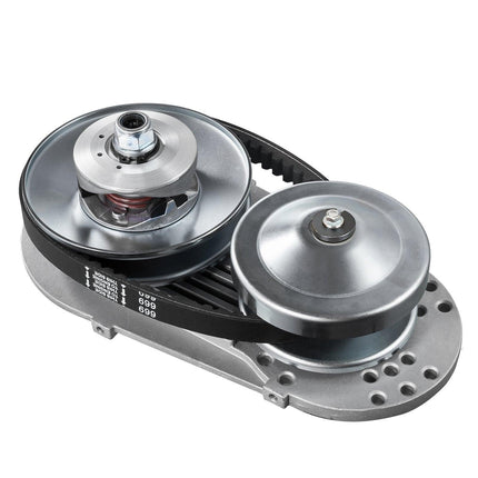 Drive Clutch, 2-8HP Engine, 2000 RPM High-Strength Drive Clutch with Asymmetric Designed Wheels & Robust Rubber Belt, Sturdy & Durable Clutch with Full Accessories, Fit for Various Engines.
