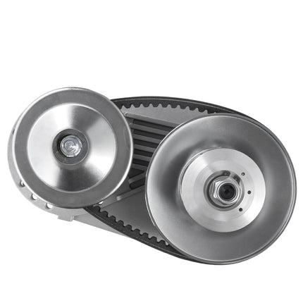 Drive Clutch, 2-8HP Engine, 2000 RPM High-Strength Drive Clutch with Asymmetric Designed Wheels & Robust Rubber Belt, Sturdy & Durable Clutch with Full Accessories, Fit for Various Engines.
