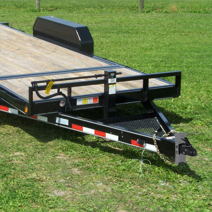 Adjustable Trailer Coupler, 2-5/16" Hitch Ball, 15000 lbs Capacity, Heavy Duty Cast Channel-Mount Coupler with Hardware Kit, Ideal for Towing Station Wagons, Pickup Trucks, SUVs, Black Coating.