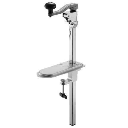 Commercial Can Opener, Heavy-Duty Manual Tabletop Cans Opener for Cans Up to 300 mm Height, Height-Adjustable Can Openers Fixed with Screws & Table Clamp, for Restaurant, Hotel, and Food Store.