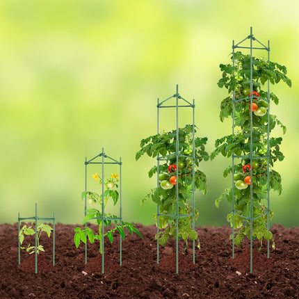 4 Packs Tomato Cages for Garden 1620 mm Tomato Plant Stakes Support Cage.