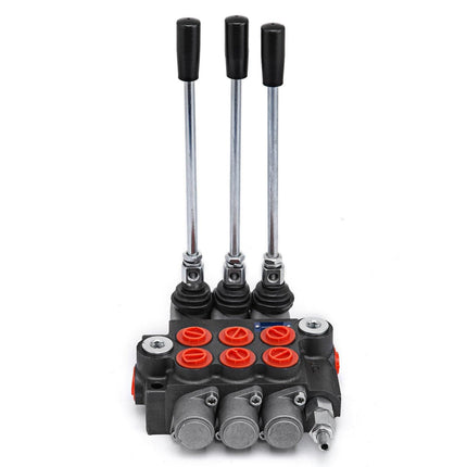 VEVOR 3-Spool Hydraulic Control Valve — 11GPM, Double Acting.