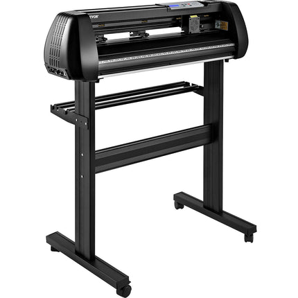 Vinyl Cutter Machine, 34inch Cutting Plotter, Offline Cutting Machine Kit Mobile Bluetooth, Precise Roller Shaft High Accuracy Adjustable Speed & Force, DIY SignMaster Software Blade for Windows.