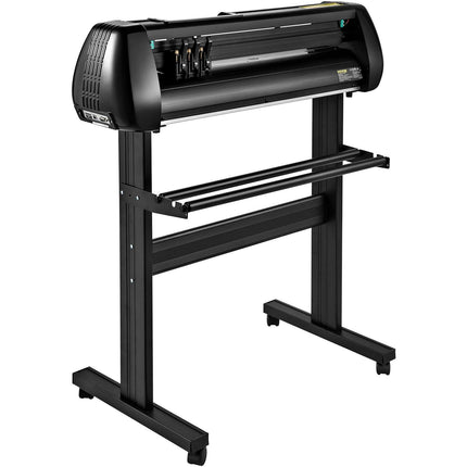 Vinyl Cutter Machine, 34inch Cutting Plotter, Offline Cutting Machine Kit Mobile Bluetooth, Precise Roller Shaft High Accuracy Adjustable Speed & Force, DIY SignMaster Software Blade for Windows.