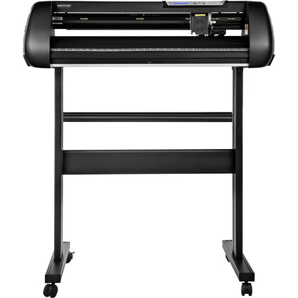 Vinyl Cutter Machine, 34inch Cutting Plotter, Offline Cutting Machine Kit Mobile Bluetooth, Precise Roller Shaft High Accuracy Adjustable Speed & Force, DIY SignMaster Software Blade for Windows.