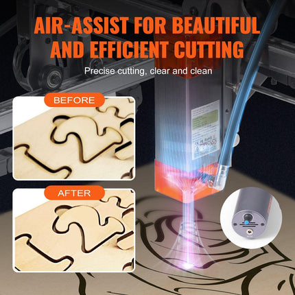 Laser Engraver, 10W Output Laser Engraving Machine, 15.7" x 15.7" Large Working Area, 10000mm/min Movement Speed, Compressed Spot with Rotary Roller, Laser Cutter for Wood, Metal, Acrylic.