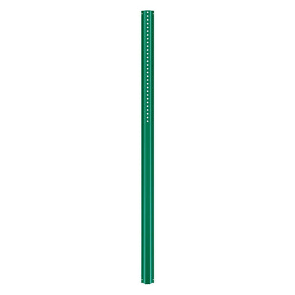 6FT U-Channel Sign Post, 4Pack Green Heavy Duty Steel Fixed Fence Post, Steel Fence U-Channel Sign for Garden, Courtyard, Farm or Traffic Intersection.