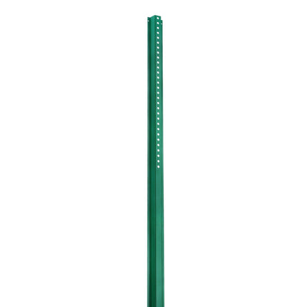 6FT U-Channel Sign Post, 4Pack Green Heavy Duty Steel Fixed Fence Post, Steel Fence U-Channel Sign for Garden, Courtyard, Farm or Traffic Intersection.