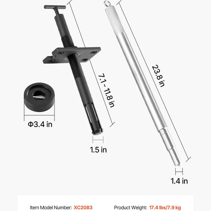 Mercruiser Alignment Tool & Gimbal Bearing Puller Set, Compatible with Mercruisers, OMC, Volvo Cobra Bell Housings, Engine Alignment Tool, Bearing Puller Seal Bellow Expander Tools Easy-to-Use.