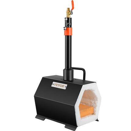 Propane Forge Portable, Single Burner Tool and Knife Making, Large Capacity Blacksmith Farrier Forges, Mini Furnace Blacksmithing, Gas Forging Tools and Equipment, Complete Kit.