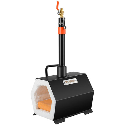 Propane Forge Portable, Single Burner Tool and Knife Making, Large Capacity Blacksmith Farrier Forges, Mini Furnace Blacksmithing, Gas Forging Tools and Equipment, Complete Kit.