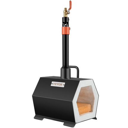 Propane Forge Portable, Single Burner Tool and Knife Making, Large Capacity Blacksmith Farrier Forges, Mini Furnace Blacksmithing, Gas Forging Tools and Equipment, Complete Kit.