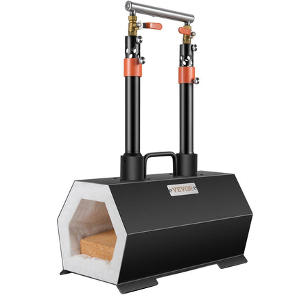 Propane Forge Portable, Double Burner Tool and Knife Making, Large Capacity Blacksmith Farrier Forges, Mini Furnace Blacksmithing, Gas Forging Tools and Equipment, Complete Kit.