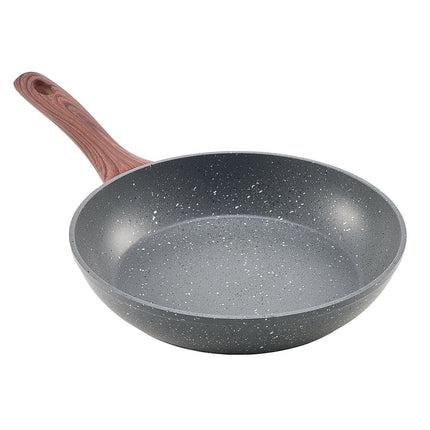 Frying Pan Skillet, Aluminum Egg Fry Pans, 3 Piece Set (250, 280, 325 mm), Nonsitck Heavy-Duty Skillets with Heat-Resistant Handle, Chef's Kitchen Cookware, for Gas, Electric, Induction, Grey.