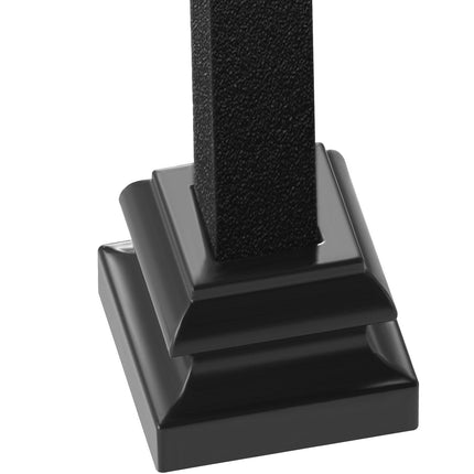 50 PCS Aluminum Alloy Baluster Flat Shoes Wrought Spindles for Staircase.