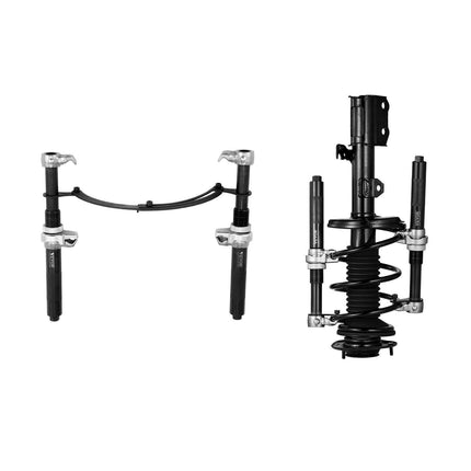 Coil Spring Compressor Tool, 2 pcs Heavy Duty Macpherson Strut Spring Compressor Set, 2646 lbs Strut Spring Compressor with Safety Bracket and Carrying Case, for Car Truck ATV UTV.