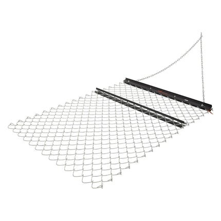 Drag Harrow 4 x 5 ft Chain Harrow Lawn Rake ATV UTV Tractor Attachments.
