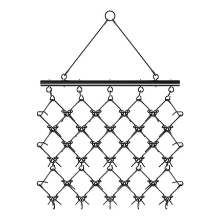 Drag Harrow, 5 x 4.5 ft Durable Chain Harrow with 60 Sharp Teeth, Suitable for ATV UTV Tractor, Ideal for Soil Preparation, Seeding, Smoothing Landscapes, and Yard Gravel Driveway Maintenance.