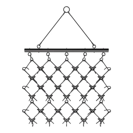 Drag Harrow, 5 x 4.5 ft Durable Chain Harrow with 60 Sharp Teeth, Suitable for ATV UTV Tractor, Ideal for Soil Preparation, Seeding, Smoothing Landscapes, and Yard Gravel Driveway Maintenance.