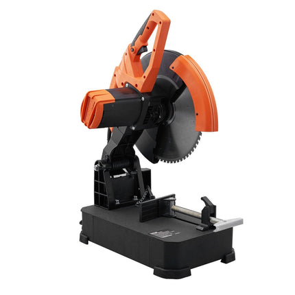 Chop Saw, 14"/355mm Blade Diameter Cut Off Saw, 2800W 1200RPM Steel Cutting Machine, Adjustable Dry Cut Chop Saw, Miter Saw for Cutting Metal Cold Cut Saw for Steel/Rebar/Iron/Aluminum.