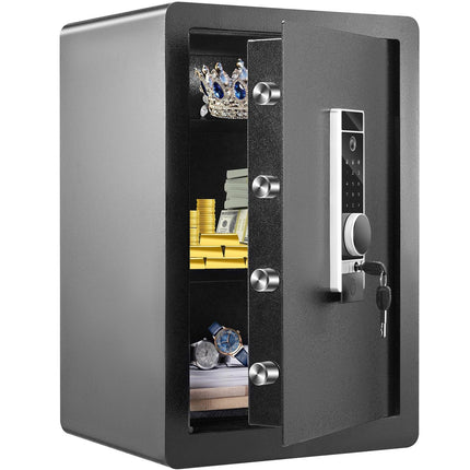 Safe 2.2 Cubic Feet Home Safe Steel for Cash Gold 15.75x13x23.6 inch.