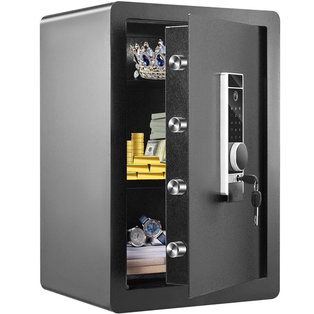 Safe 2.2 Cubic Feet Home Safe Steel for Cash Gold 15.75x13x23.6 inch.