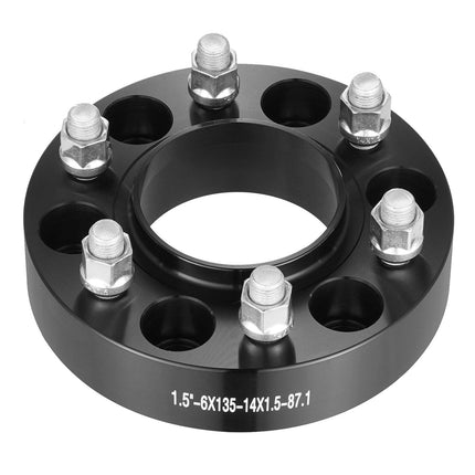 1.5" 6"x5.3" Wheel Spacers Wheel Adapters 6 Lug Forged Spacer 4 PCS Black.