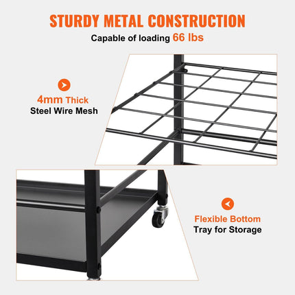 Blueprint Storage Rack 50 Slots Mobile Roll File Holder for Architectural.