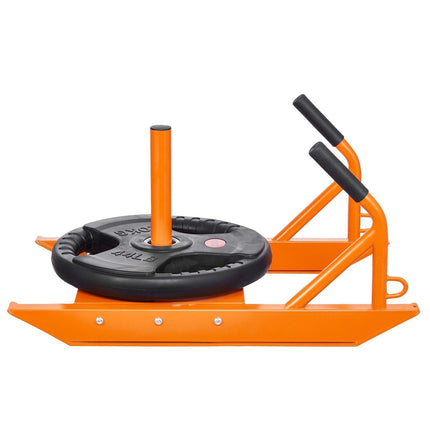 Weight Power Pull Push Sled Fitness Strength Speed Training Sled Orange.