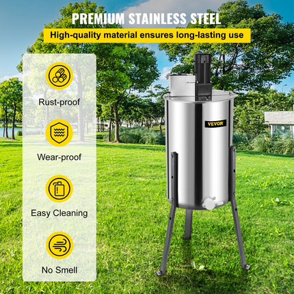 Brand New Large Two 2 Frame Stainless Steel Electric Honey Extractor.
