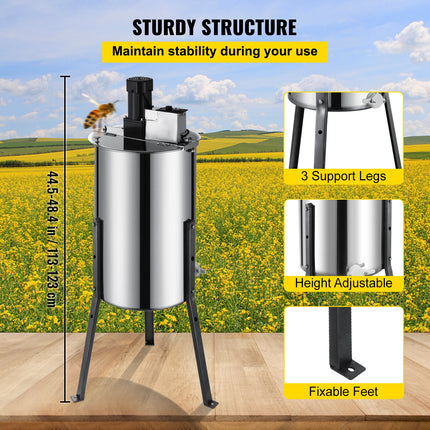 Brand New Large Two 2 Frame Stainless Steel Electric Honey Extractor.