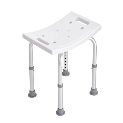 Shower Chair, Adjustable Height Shower Stool with Built-in Handles, Shower Seat for Inside Shower or Tub, Non-Slip Bench Bathtub Stool Seat for Elderly Disabled Handicap, 158.8 kg Capacity.