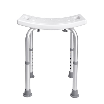 Shower Chair, Adjustable Height Shower Stool with Built-in Handles, Shower Seat for Inside Shower or Tub, Non-Slip Bench Bathtub Stool Seat for Elderly Disabled Handicap, 158.8 kg Capacity.