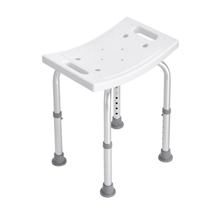 Shower Chair, Adjustable Height Shower Stool with Built-in Handles, Shower Seat for Inside Shower or Tub, Non-Slip Bench Bathtub Stool Seat for Elderly Disabled Handicap, 158.8 kg Capacity.